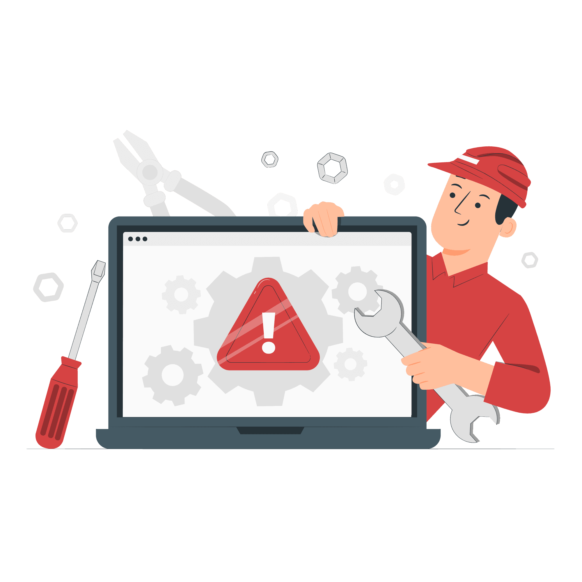 Website under maintenance illustration